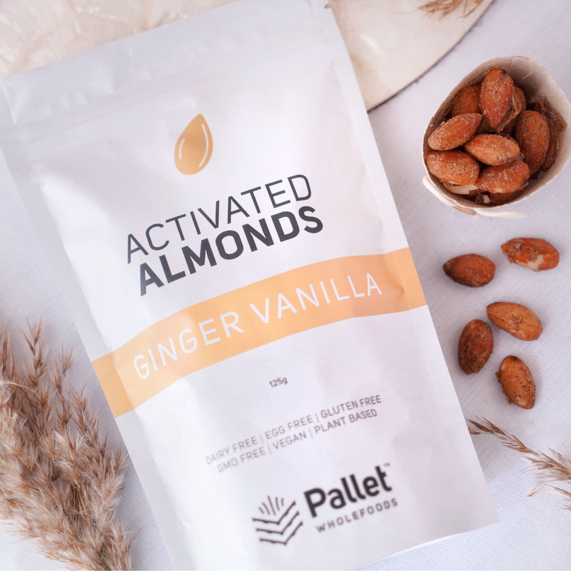 Ginger Vanilla Activated Almonds 125g