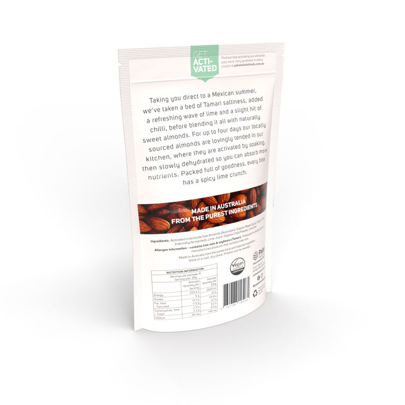 Activated Almonds - Chilli Lime (150g)
