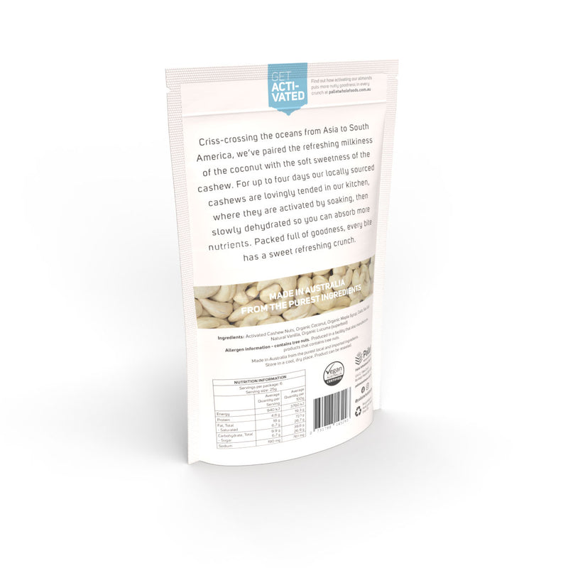 Coconut Activated Cashews 150g